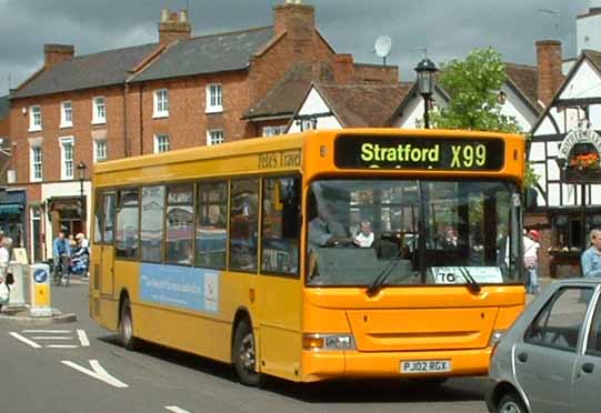 Pete's Travel Dennis Dart SLF Plaxton Pointer 2 PJ02RGX